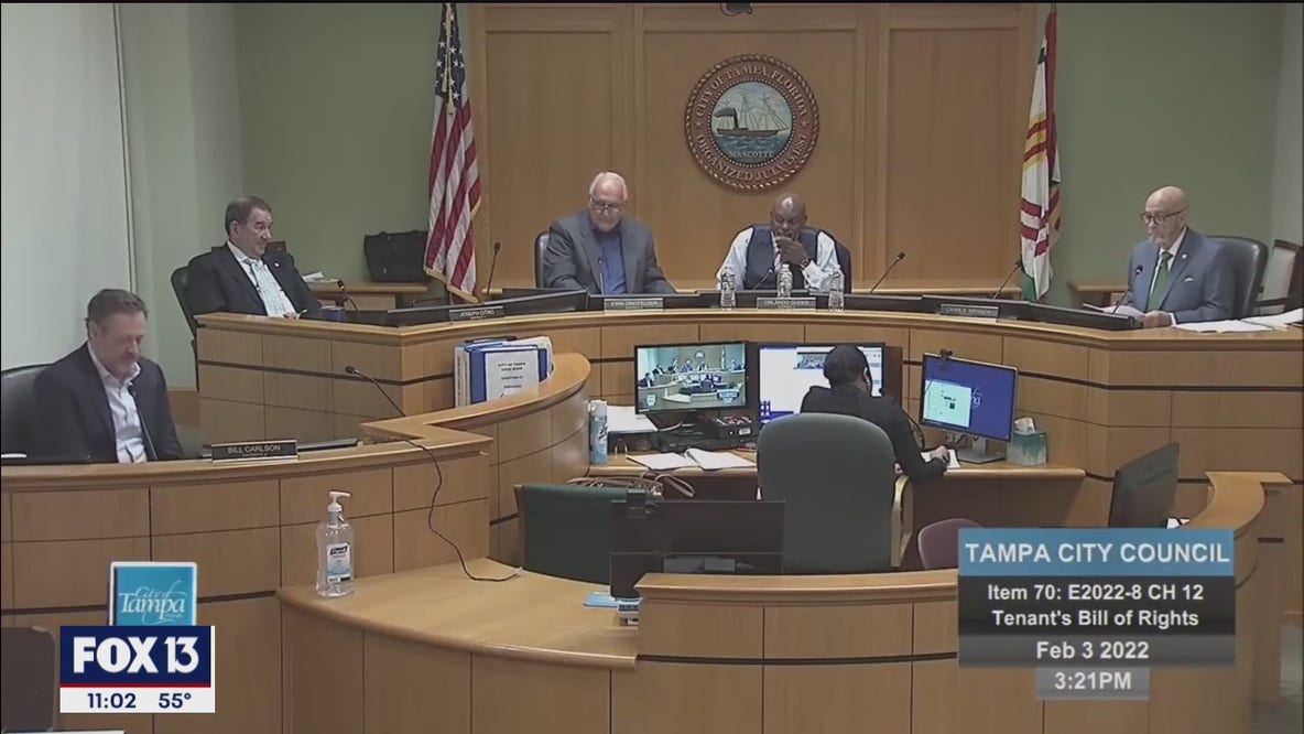 Tampa council hears arguments for tenant bill of rights